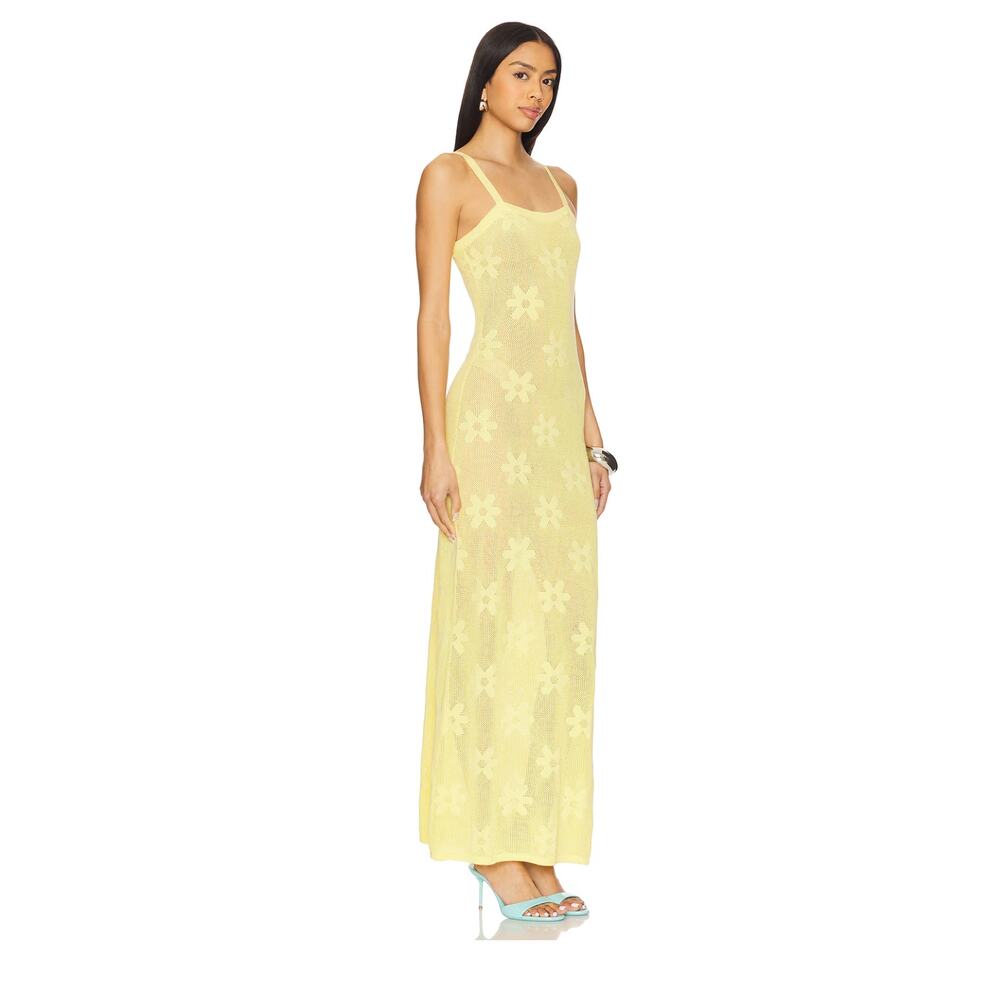 Beach Riot Conrad Dress in Butter Yellow. Size Small - Picture 2 of 4